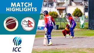 Qatar v Nepal  Match Highlights  ICC T20 World Cup Asia Qualifiers  ICC [upl. by Dadivitan]