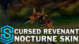 Cursed Revenant Nocturne Skin Spotlight  League of Legends [upl. by Kotta]