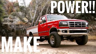 THE FIRST 4 MODS TO MAKE HORSE POWER ON YOUR OBS 73 POWERSTROKE [upl. by Inesita440]