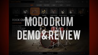 IK Multimedia  MODO Drum  Demo amp Review [upl. by Kobe]