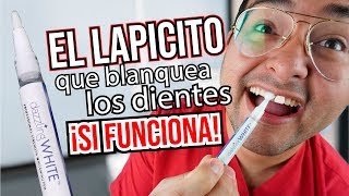 COMO BLANQUEAR los DIENTES en CASA con el LAPICITO MÁGICO 😎 [upl. by Notniuq635]