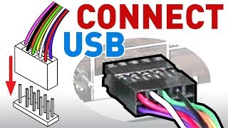 How to Connect the USB Front Panel to Your Motherboard [upl. by Brandyn]