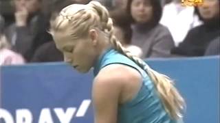 Monica Seles vs Anna Kournikova 2002 Tokyo Highlights [upl. by Delisle]