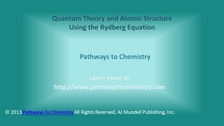 Chemistry Using the Rydberg Equation [upl. by Janaya838]