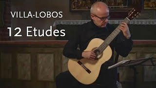 12 Etudes • VillaLobos • Andrzej Wilkus [upl. by Alihet]