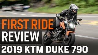 KTM 790 Duke First Ride Review [upl. by Ikiv]