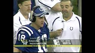 Indianapolis Colts vs Arizona Cardinals Week 17 2005 [upl. by Retsevel]