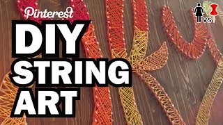 DIY String Art Corinne VS Pin 30 [upl. by Idram]