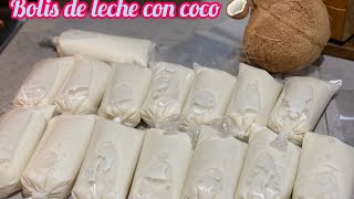 Bolis de Leche con Coco los más deliciosos y cremosos [upl. by Kumagai]