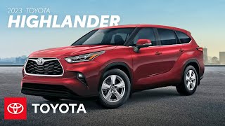 2023 Toyota Highlander Overview  Toyota [upl. by Darelle872]