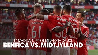 ResumoHighlights SL Benfica 41 FC Midtjylland [upl. by Vernier]