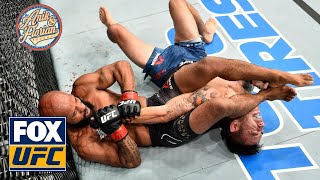 Demetrious Johnson’s flying armbar on Ray Borg  ANIK AND FLORIAN PODCAST [upl. by Feliks]