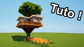 MINECRAFT TUTO  Comment faire une cabane dans un arbre [upl. by Laden]