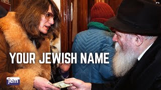 Heres Your Jewish Name  The Lubavitcher Rebbe [upl. by Abihsat209]