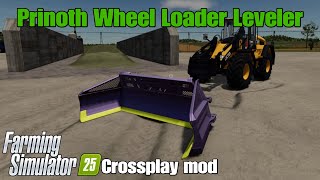 Prinoth Wheel Loader Leveler  FS25 Crossplay mod [upl. by Ut805]