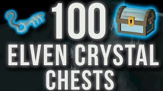 OSRS How to Obtain Crystal Shards  Opening 100 Crystal Chests [upl. by Aiak]