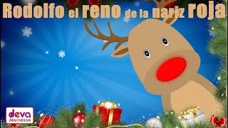 Rodolfo el reno de la nariz roja ⒹⒺⓋⒶ Canción de Navidad [upl. by Lekzehcey]