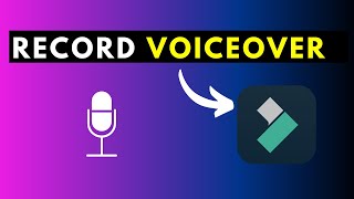 How to Record Voiceover Narration in Filmora 11 [upl. by Allimak]