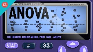 ANOVA Crash Course Statistics 33 [upl. by Ahsiam45]