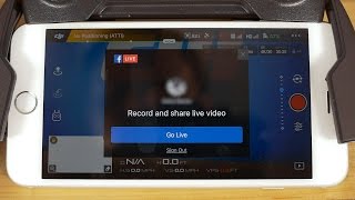 DJI Tutorials  Mavic Pro  Livestreaming to Facebook [upl. by Cesaro]