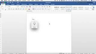 Using Dictation in Microsoft Word for Mac [upl. by Anel]