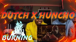 AMERICANS REACT M Huncho x Dutchavelli  Burning [upl. by Yecaw500]