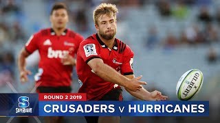 Crusaders v Hurricanes  Super Rugby 2019 Rd 2 Highlights [upl. by Eriam23]