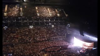 The O2 Arena London concert venue Seat view from Block 419 Row J Seat 905 level 4 high [upl. by Naara]