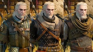 The Witcher 3 Wild Hunt  All Witcher Gear Sets Showcase Looks amp Stats [upl. by Nylaret]