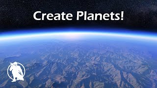 How to Create Planets in Unreal Engine Ground to Space Transition UE4 Tutorial [upl. by Aihsekyw]