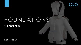 Beginners Guide to CLO Part 1 Foundations Sewing Lesson 6 [upl. by Marquita396]