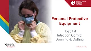 Hospital PPE  Infection Control Donning and Doffing [upl. by Lleznol]