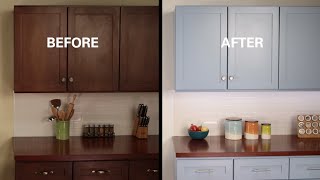 KILZ® How To Refinish Kitchen Cabinets [upl. by Alamaj]