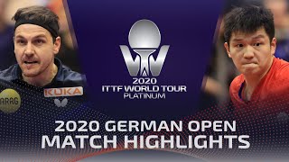 Timo Boll vs Fan Zhendong  2020 ITTF German Open Highlights R16 [upl. by Larianna]