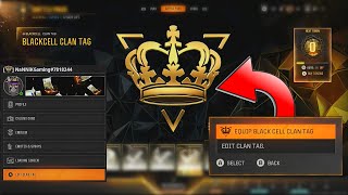 Black Ops 6 How to GET the CROWN Clan Tag How to change your clan tag [upl. by Yanat101]