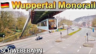 4K Suspension Railway in Wuppertal Germany Schwebebahn [upl. by Domenico25]