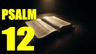 Psalm 12 Reading Finding Solace in Gods Word With words  KJV [upl. by Eusassilem]