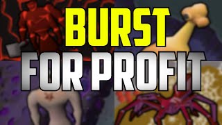 OSRS  5 Spots to Burst for EASY Profits MAGE TRAINING [upl. by Ahsir493]