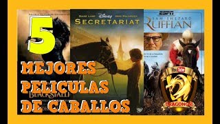 LAS MEJORES 5 PELÍCULAS DE CABALLOS [upl. by Keene]