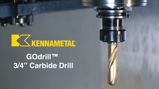 Drilling Inconel 625  CNC Machining  Kennametal GoDrill [upl. by Ydollem370]