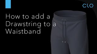 Adding a Drawstring to a Waistband [upl. by Lemar]