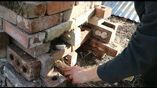 Making a Kiln from Used Bricks [upl. by Ephraim]