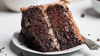 The Best Vegan Chocolate Cake Period [upl. by Armington]