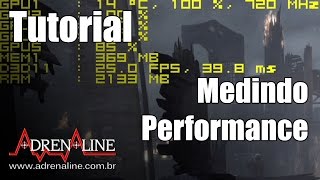 Como ver a performance de seus componentes na tela em tempo real no PC [upl. by Roi]