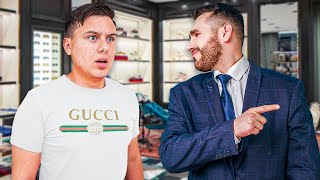 ENTRE A LA TIENDA GUCCI USANDO ROPA FALSA Y PASO ESTO [upl. by Callan]