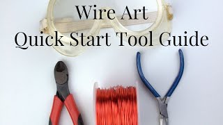 Wire Art for beginners  Quick Start Tool Guide  Spiral Crafts [upl. by Rodie93]