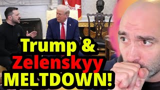 BREAKING Trump amp Zelenskyy Have SHOUTING MATCH At Presser [upl. by Roslyn]