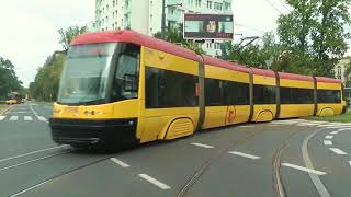 Tramwaje Warszawa 2018 linia 17 [upl. by Bueschel]