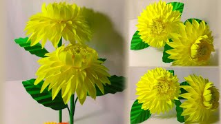 Nirmana  A4 Nirmana  How To Make Paper Flowers  මල් නිර්මාණ  Mal Nirmana  කඩදාසි  Papers [upl. by Mastic276]