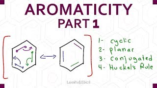 Aromaticity Part 1  Cyclic Planar Conjugated and Huckels Rule [upl. by Joshua]